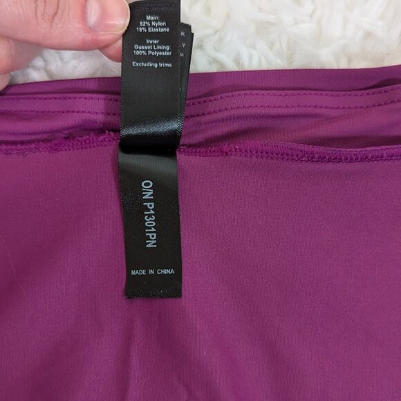 Panache Swimwear - Taylor Bikini Bottoms - Plum & Gray - Size Small (US)/10 (UK) - Picture 11 of 13